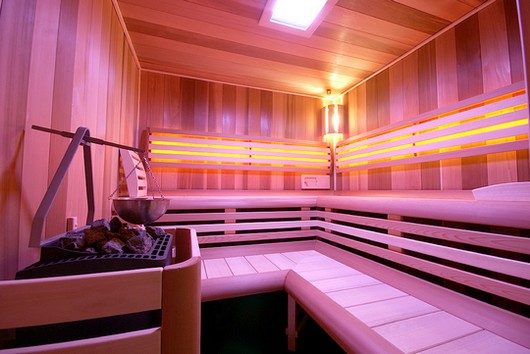 krasna moderni sauna